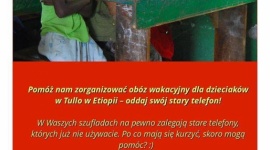 Szkolni wolontariusze pomagają misjonarzom BIZNES, Edukacja - Zbierają zepsute telefony, by umożliwić etiopskim dzieciom wyjazd na obóz wakacyjny. W ten sposób wolontariusze z Zespołu Szkół Społecznych STO przy Fabrycznej w Białymstoku wspomagają akcję Salezjańskiego Wolontariatu Misyjnego „Młodzi Światu”.