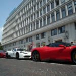 Kawalkada Ferrari Costa Baltica na dziedzińcu CBF „Nowy Świat”!