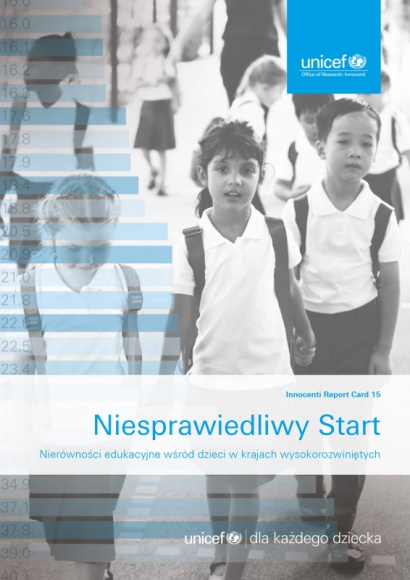 UNICEF: Czy w Polsce występują nierówności edukacyjne wśród dzieci? BIZNES, Edukacja - UNICEF opublikował dziś raport „Niesprawiedliwy Start. Nierówności edukacyjne wśród dzieci w krajach wysokorozwiniętych”.