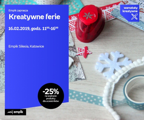 Kreatywne ferie w Empiku Silesia