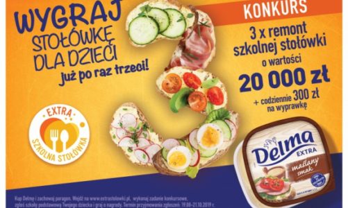 „Extra Szkolna Stołówka” – rusza 3. edycja programu marki Delma
