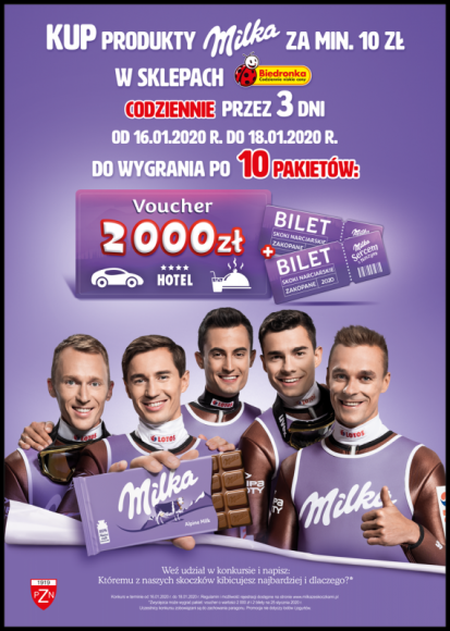 Konkurs konsumencki w Biedronce w ramach kampanii „Milka. Sercem z Naszymi”